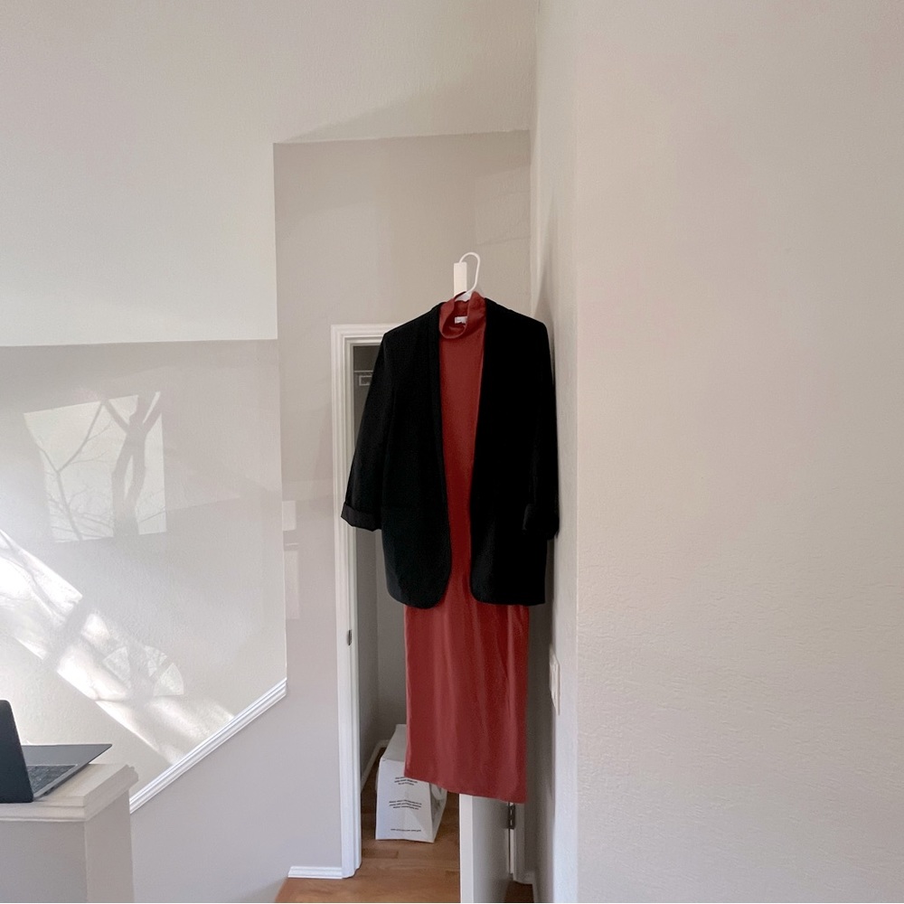 Helmut Lang - classic long black blazer